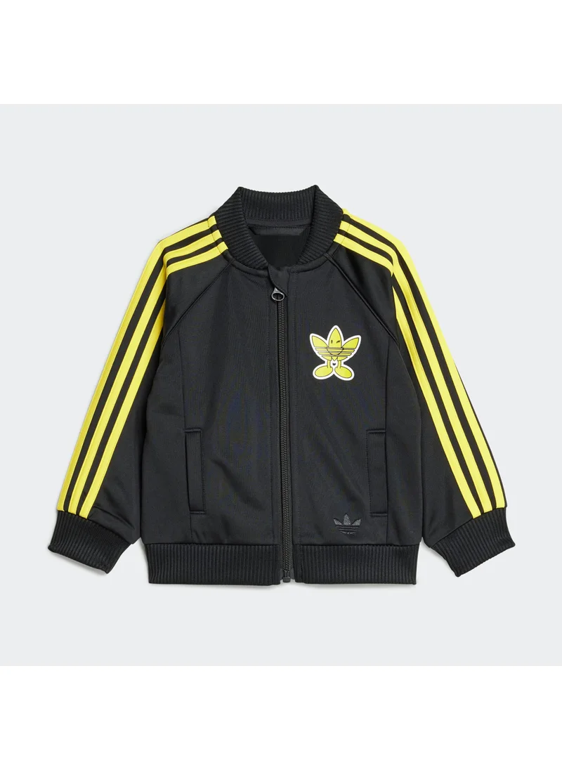 adidas أديداس سوت رياضي أسود للأطفال من أوريجينالز