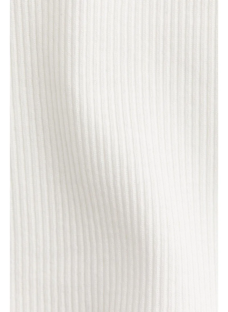 H&M Ribbed jersey top