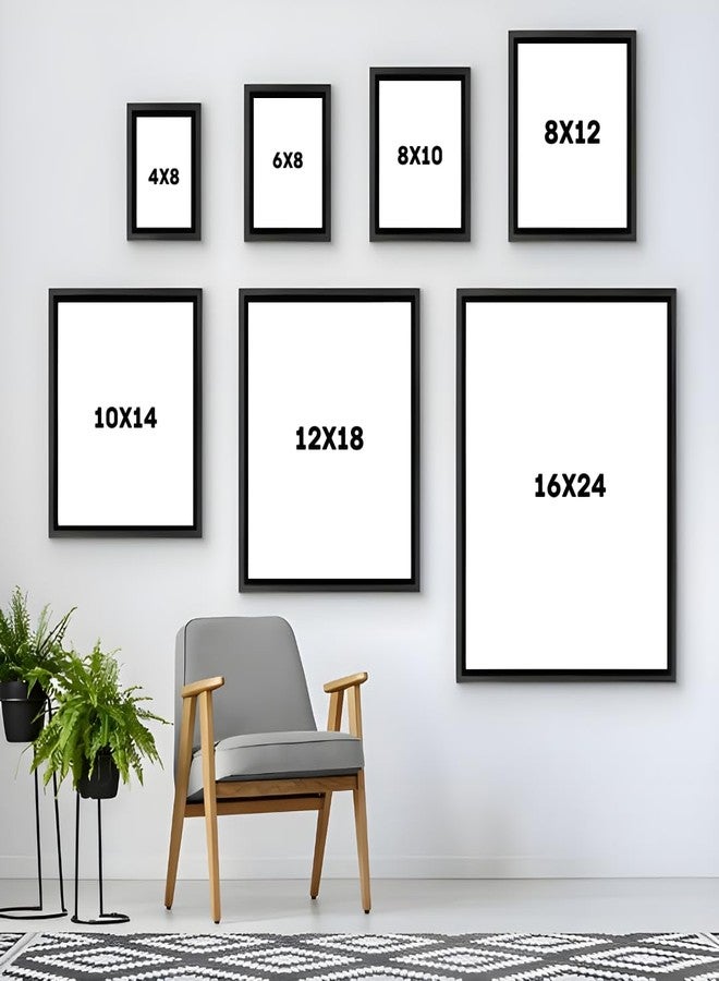 Vyopix Billie Eilish - Hit Me Hard and Soft Music Album Cover, Wall Decoration Art Framed Poster, Matte & Glossy Laminated Poster with 0.5 Inch Black Wooden Frame (Glossy, 8X12 Inches) - Image 5