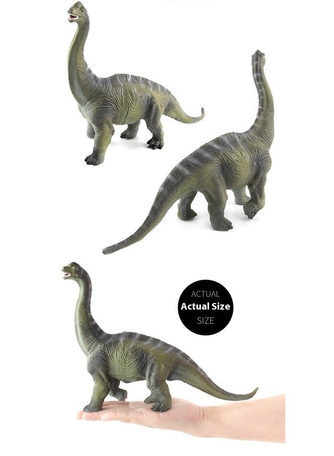 Realistic Dinosaur Figure Model Toy，Rhode Island Novelty Large Soft Touch Brachiosaurus  - Image 3