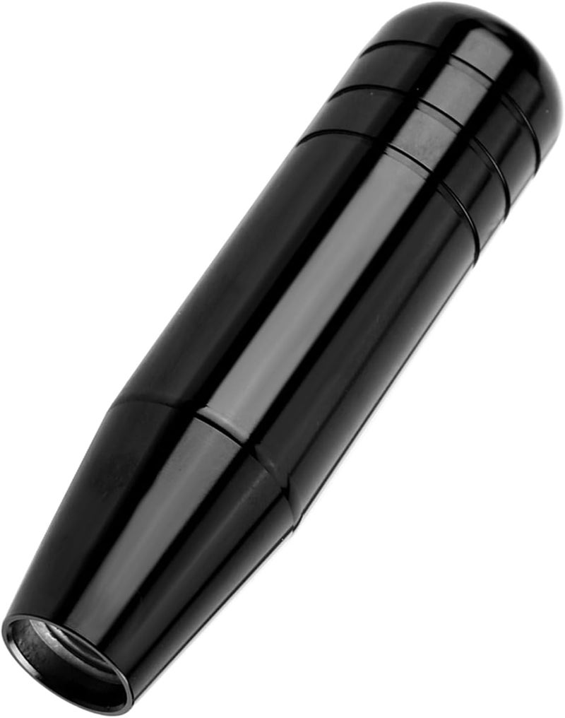 Universal Aluminum Alloy Car Manual Gear Shift Knob, 13cm Length, Black Red Blue - Ergonomic Design, Durable Resistance, Easy Installation (Black) - Image 4