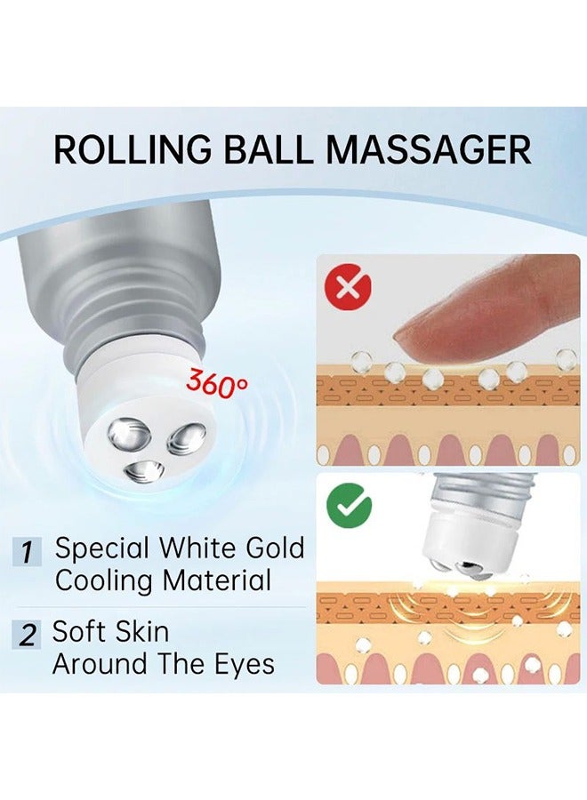 AuQuest Peptide Anti Aging Eye Serum 20G, Anti-Aging And Remove Wrinkles Eye Serum, With Three 360° Massage Ball, Eye Cream With Anti Allergy Applicatorhead, Firming Lifting Eye Essence, Eye Care - Image 5