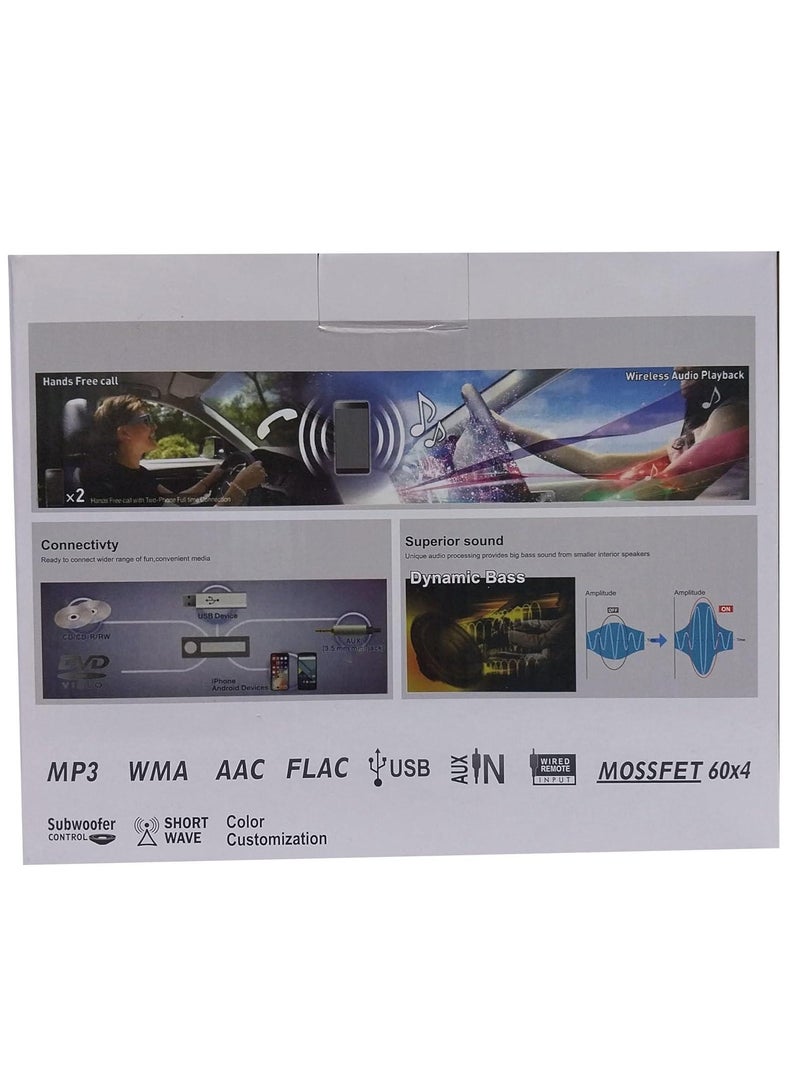 Cassette Pure Model :S-KWLG002026GB Bluetooth USB SD MP3 AUX WMA AAC FLAC 4 Output - Image 3