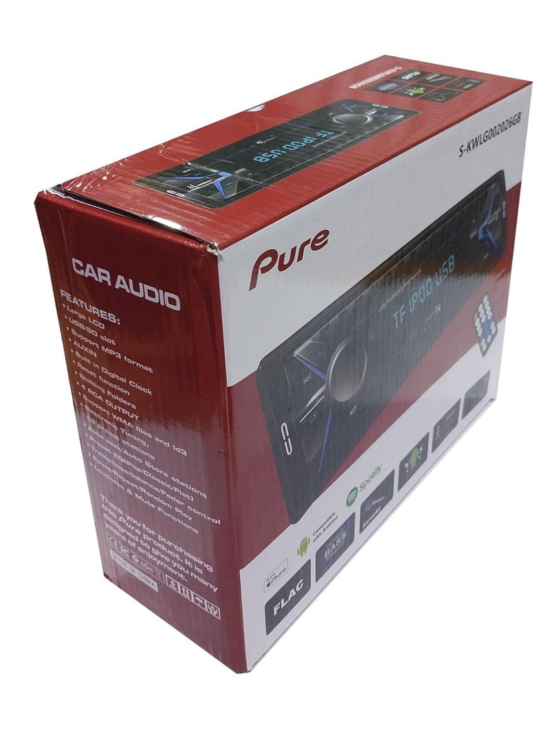 Cassette Pure Model :S-KWLG002026GB Bluetooth USB SD MP3 AUX WMA AAC FLAC 4 Output - Image 5
