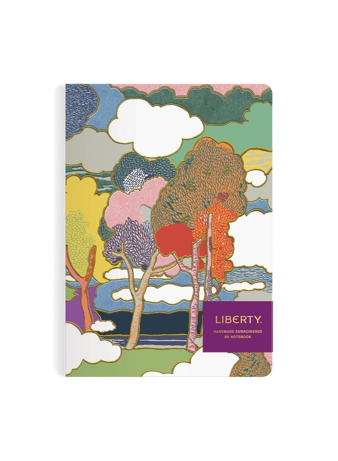 Liberty Prospect Road B5 Handmade Embroidered Journal - Image 1