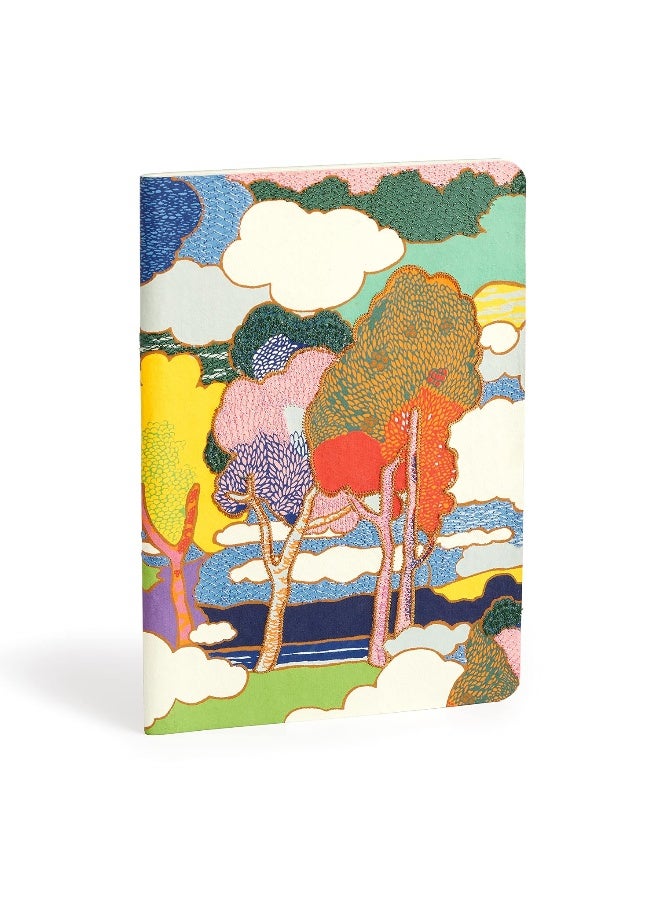 Liberty Prospect Road B5 Handmade Embroidered Journal - Image 5