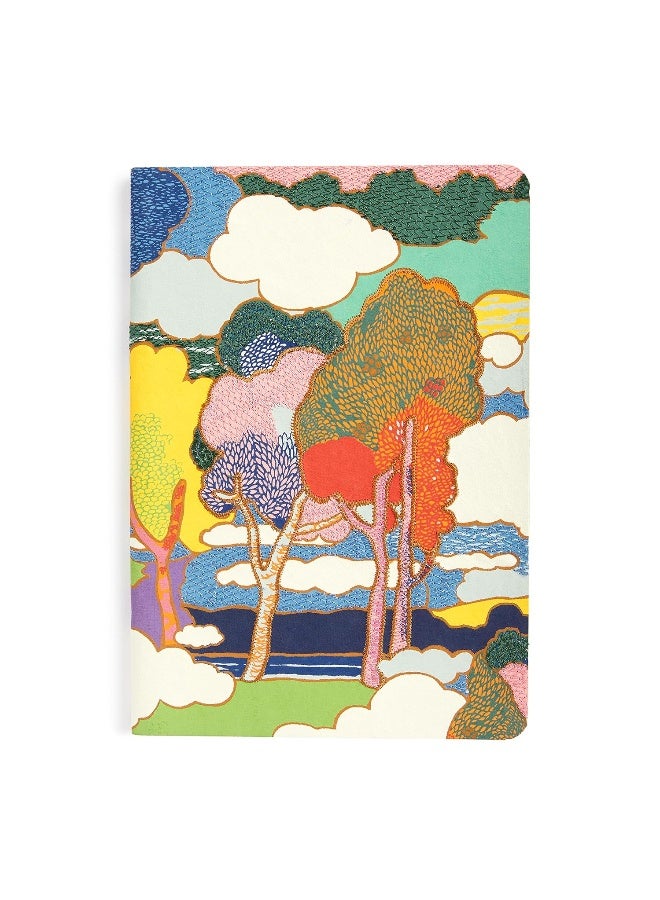 Liberty Prospect Road B5 Handmade Embroidered Journal - Image 2