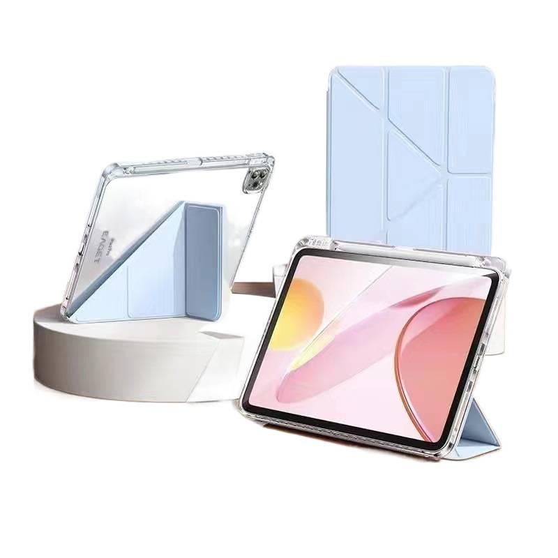 DGG حافظة آيباد شفافة بظهر واضح لجهاز iPad Air باللون شفاف بظهر شفاف - Image 1