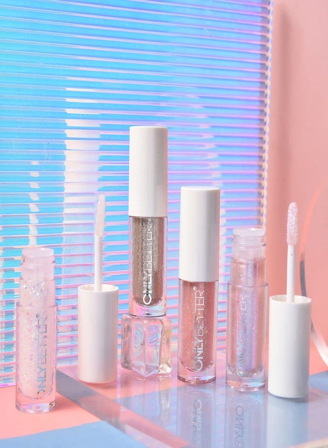 ONLYBETTER Liquid Glitter Eyeshadow, Sliver Metallic, Long Lasting, Waterproof, Vegan, Cruelty-Free - Image 5