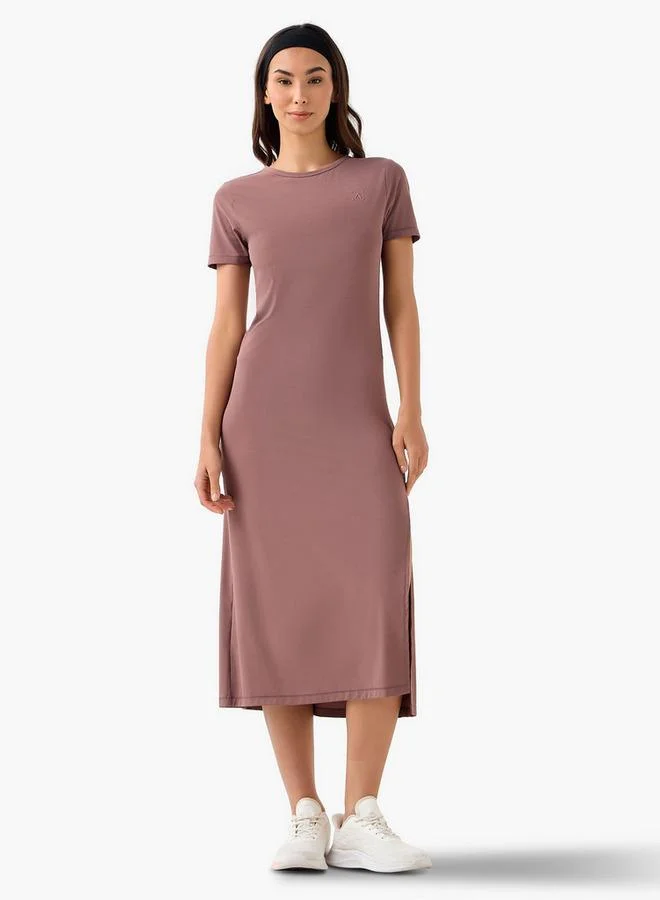 Active Long Dress with Slit Detail