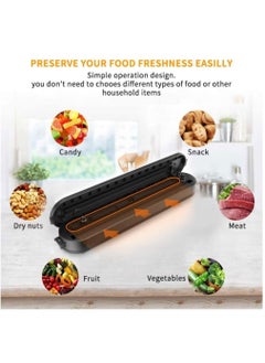 ELTRAZONE Vacuum Sealer machine, Compact Automatic Air Sealing System Preservation,Automatic Food Sealing Machine Vacuum Air Sealing System for Food Storage and Food Preservation  - Image 4