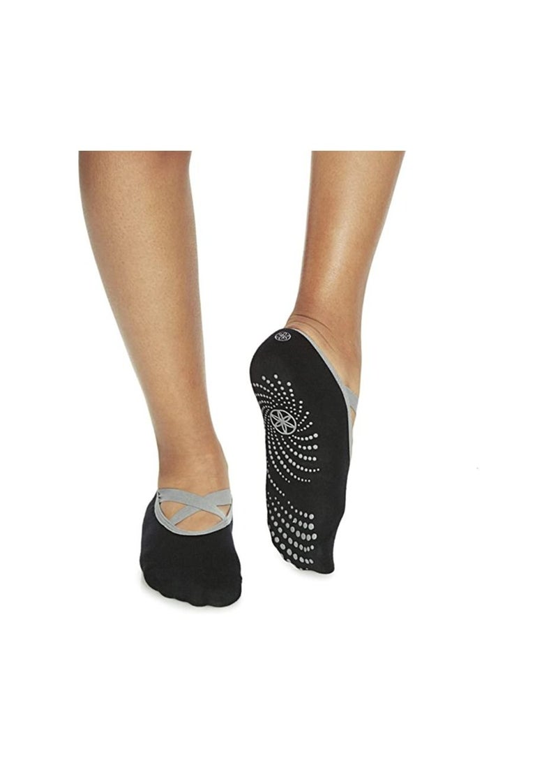 Generic - 3 pairs Strap Non slip Yoga Socks for Women Yoga Special Sports Socks Non Slip Grip Socks with Cushion for Yoga Pilates Barre Home and Hospital - Image 1