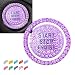 hallomomo Engine Start Stop Button Bling RingKey Ignition Starter Knob Crystal Rhinestone Cover Push Start Button Diamond Decor RingCover Lavender Purple - Image 2