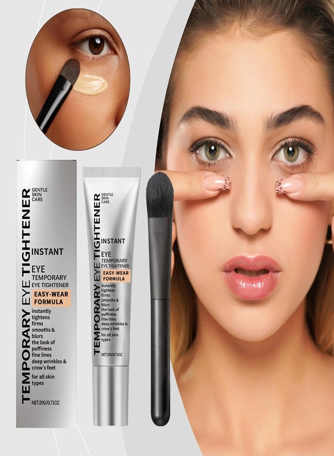 XFXS Instant Eye Tightener,temporary Eye Tightening & Lifting Cream With Brus For Dark Circles & Puffiness, Firming Formula Daily Wrinkle Puffiness Moisturizing Gentle For All Skin Types, 0.7oz - Image 4