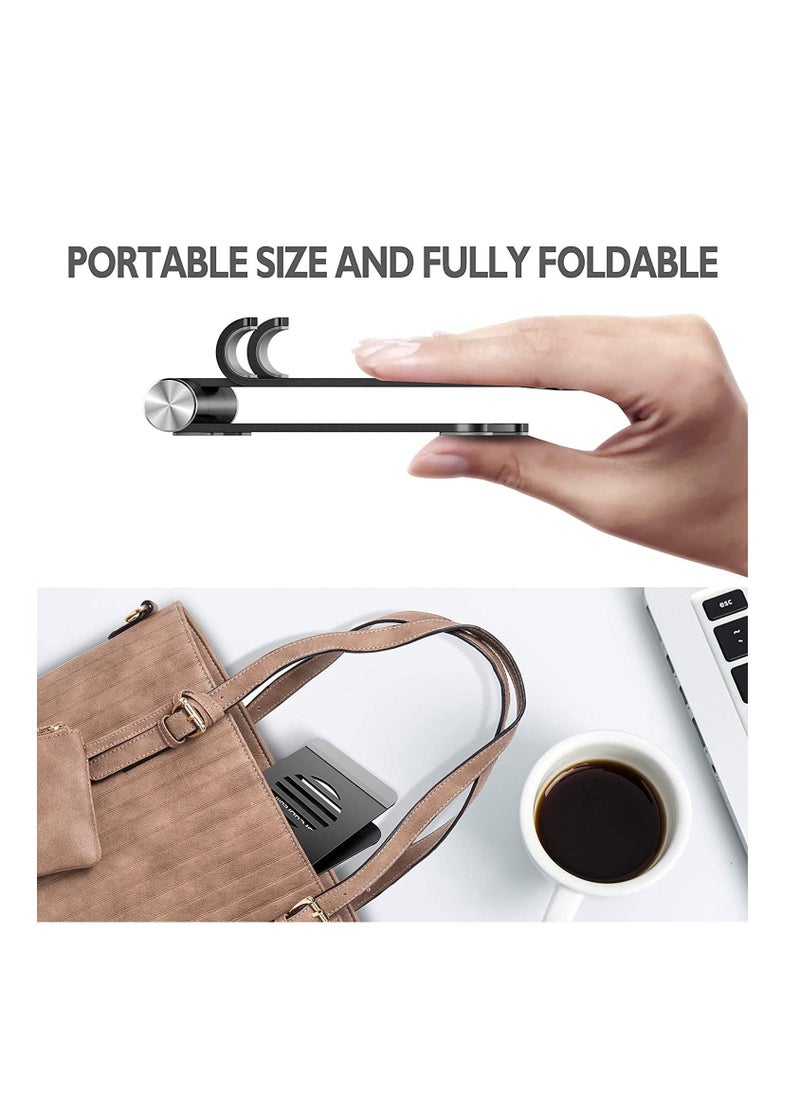 TYCOM Cell Phone Stand, Adjustable Phone Stand for Desk, Foldable Tablet Stand Holder for iPhone 12 Pro Max / 12 Mini / 11 SE X XS Samsung Galaxy S20+ S20 S10+ S10 iPad Pro/Air/Mini (Matel Single)  - Image 5