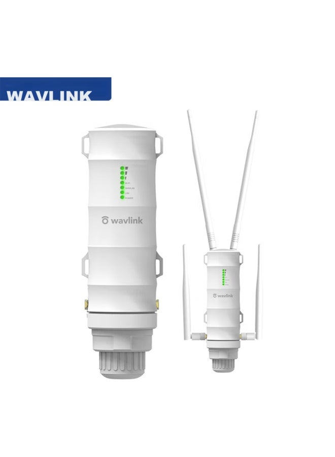 WAVLINK موجه واي فاي خارجي مزدوج النطاق Wavlink Aerial Hd4 1200م، نقطة وصول لاسلكية عالية القدرة، تغطية واي فاي ثنائية الاتجاه هندسية، محطة قاعدة واي فاي ريفية - Image 5