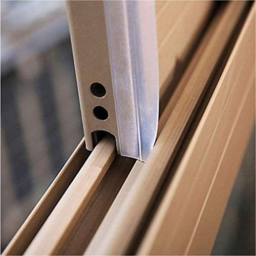 Zengest Door Strip Bottom, House and Glass Shower Door Seal Strip for Side of Door(Transparent), 1" x 16.4' - Image 5