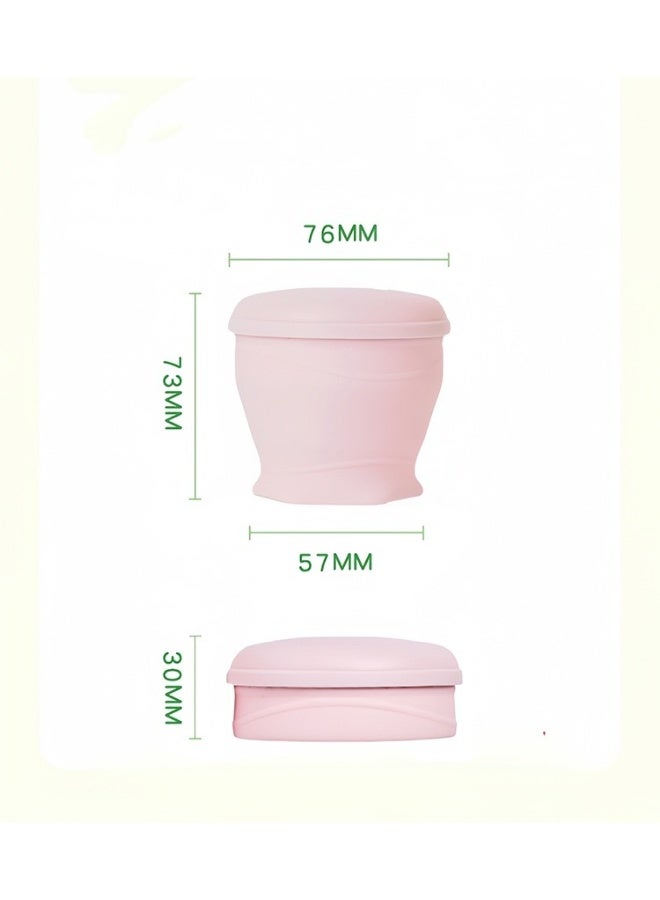 Foldable Silicone Water Cup – 2-Pack (Pink & Sky Blue), 180ml Collapsible Travel Cup for Outdoor, Hiking, Camping & Kids  - Image 3