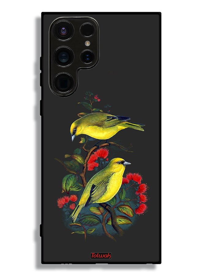 Tolwak Samsung Galaxy S23 Ultra 5G Protective Case Cover Birds - Image 3