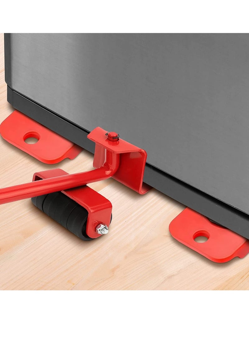ELTRAZONE 5 Packs Furniture Lifter,Heavy Furniture Moving System Lifter Kit with 4 Slider,Furniture Slides Kit,Heavy Furniture Roller Move Tools,Up to 200kg/440 lb  - Image 4
