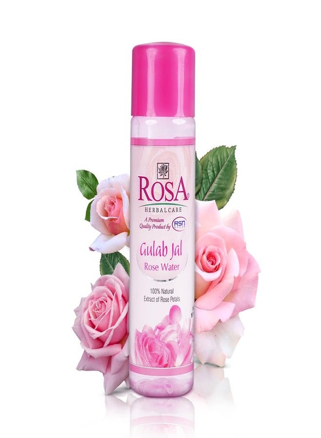 ROSA Gulab Jal Rose Water I Natural skin toner, balance pH levels, soothe irritated skin, refreshes tired faces, youthful glow I Unisex, Pack of 6-120 ml - Image 3