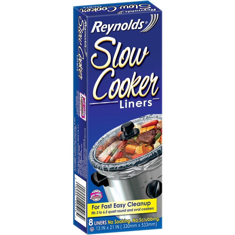 Reynolds Kitchens Slow Cooker Liners Regular Fits 38 Quarts 8 Count