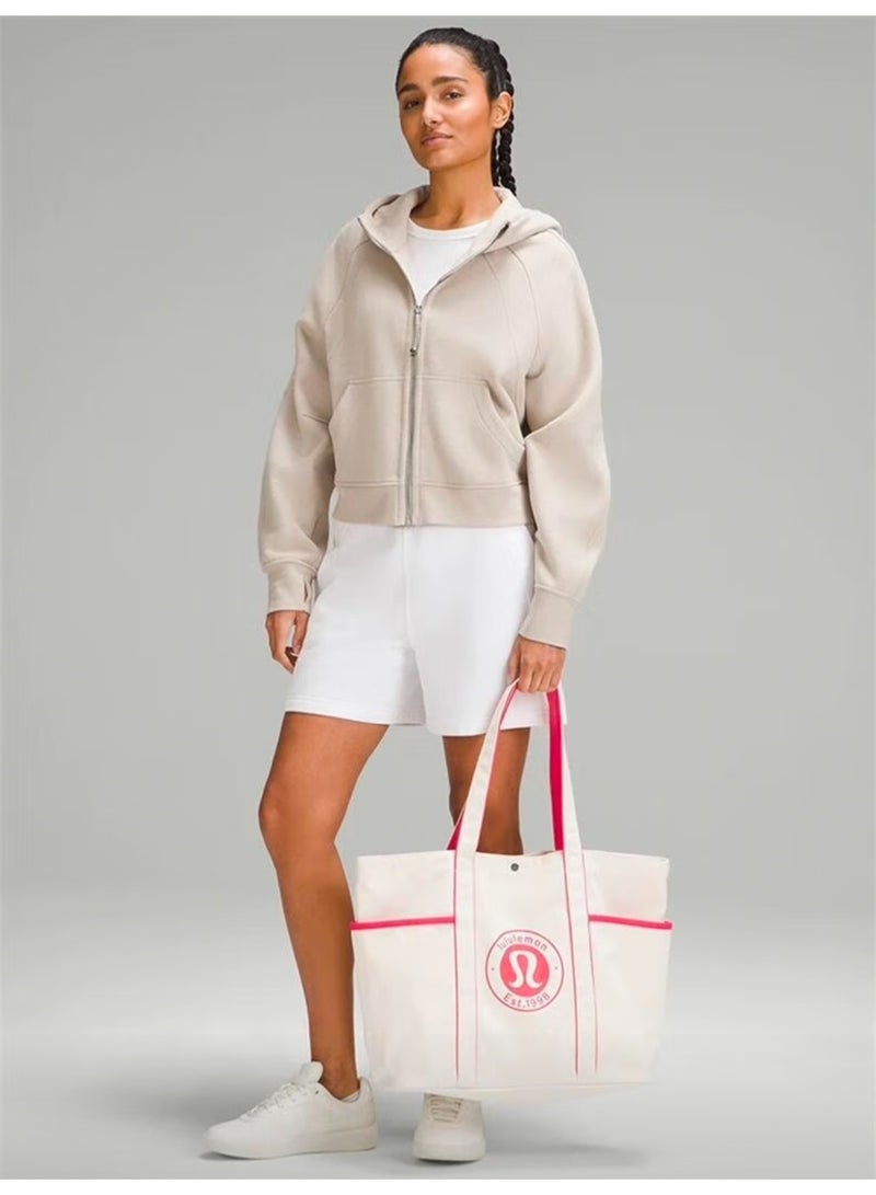 لولوليمون حقيبة قماشية من لولو بسعة 20 لتر، حقيبة تنس، يوغا وصالة رياضية، حقيبة رياضية متعددة الاستخدامات، حقيبة شاطئ عصرية - Image 2