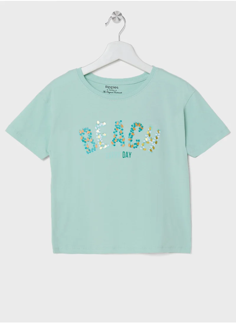 ريبلز مع نمشي Girls T-Shirts