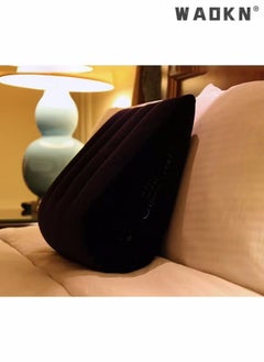 WAOKN Inflatable Wedge Pillow,Positions Pillow, Inflatable Pillow, Portable Cushion, Body Pillow Lightweight for Sleeping, Leg Elevation, Use in Bed, Sofa, Chair,Travel, Camping, Fast Inflating Deflation  - Image 5