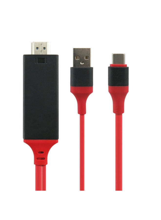 نيوترل كابل Type-C إلى HDMI 4K 60Hz/30Hz محول شاشة للكمبيوتر والهاتف المحمول - Image 1