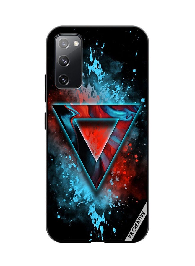 VR CREATIVE Protective Case Cover For Samsung Galaxy S20 FE 5G Logo Design Multicolour - Image 1