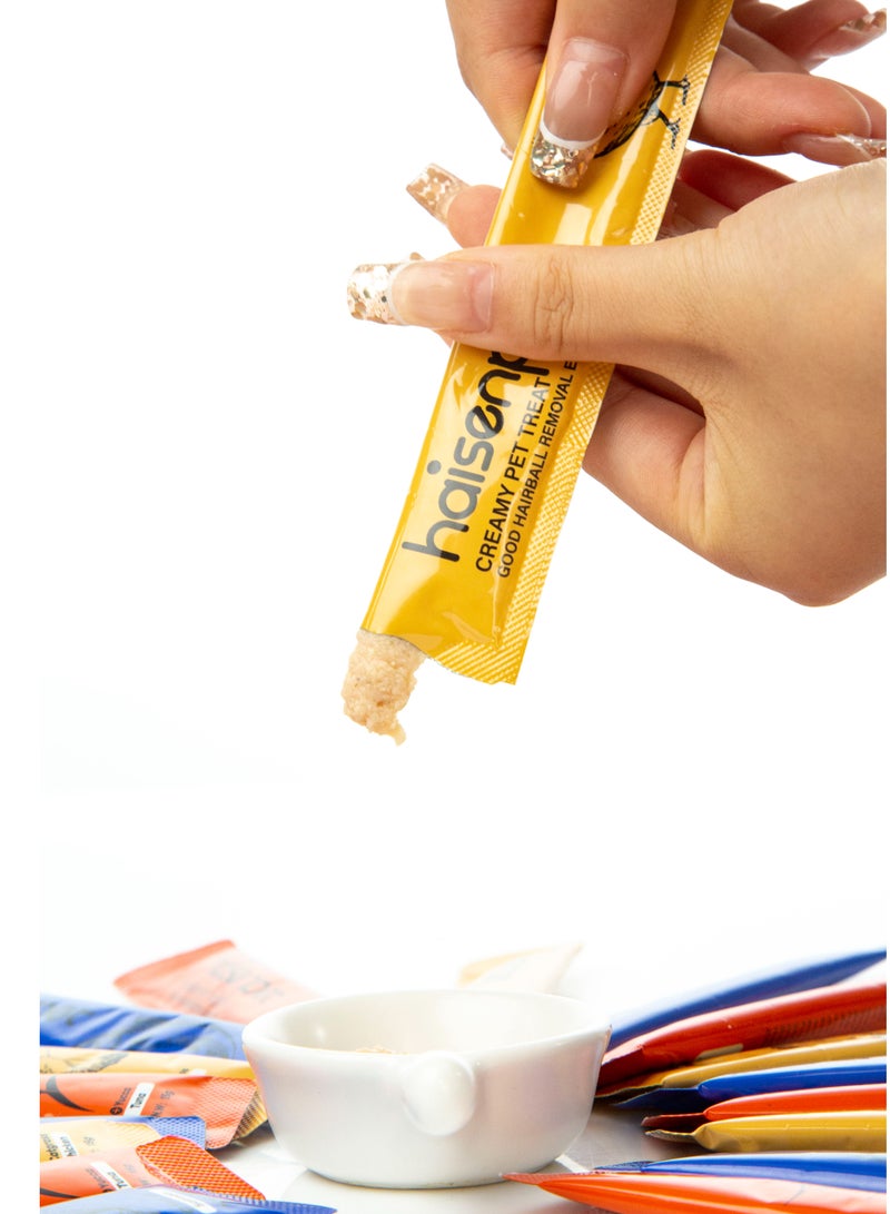 هايزنبيت مكافآت القطط بنكة الدجاج مكونة من 5 عبوات 15g - Image 4