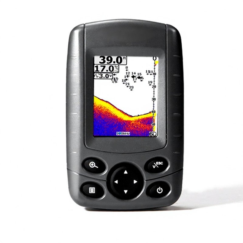 Phiradar Portable Fish Finder Handheld Fishfinder Fish Depth Finder Detector with Sonar Transducer and LCD Display - Image 5