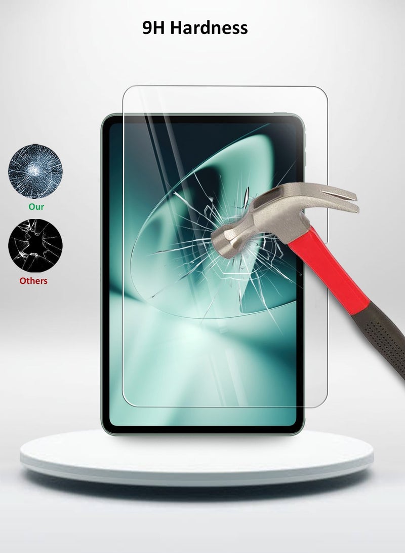 Techie HD Tempered Glass Screen Protector for OnePlus Pad 2023 11.6 inch - Anti Reflection Anti Bubbles 9H Hardness 0.33 mm Rounded Edges Easy Installation - Image 3