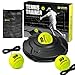 LOYPEXE Tennis Practice Rebounder Tennis Trainer Set Solo Tennis Trainer with String Practice Equipment 3 Replacement Rebound Balls Portable Tennis Practice Equipment for Adults Kids Beginners - Image 2