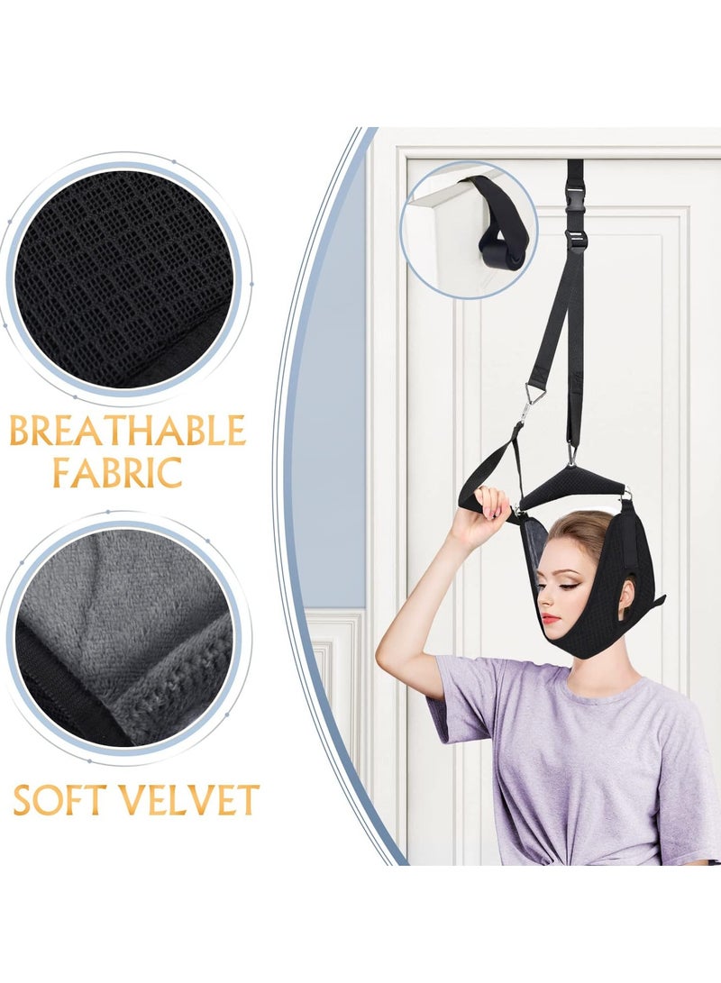 Generic Home Neck Stretcher | Portable Neck Pain Relief Device | Over-Door Cervical Traction Device | Physical Therapy Aid | Neck Decompression Device  - Image 2