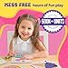 jackinthebox Poke Poke Art for Kids Candyland Theme MessFree Fabric Art and Craft Flower Pressing Kits Gift for Kids DIY Activity Boy Gift Easter Gifts for Girls and Boys Ages 4 5 6 7 8 - Image 4