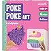 jackinthebox Poke Poke Art for Kids Candyland Theme MessFree Fabric Art and Craft Flower Pressing Kits Gift for Kids DIY Activity Boy Gift Easter Gifts for Girls and Boys Ages 4 5 6 7 8 - Image 3