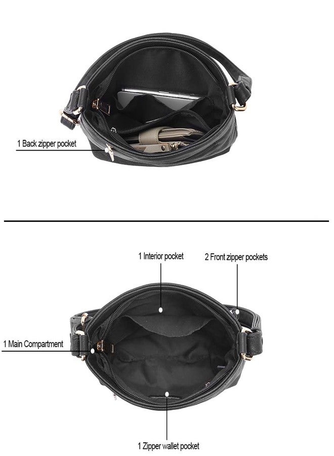 حقائب كروس بودي من كلوتشي للنساء، متوسطة الحجم، مزودة بجيب بسحاب وحزام قابل للتعديل، مصنوعة من الجلد الناعم، حقائب كتف نسائية - Image 5