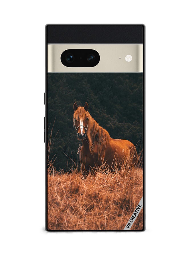 VR CREATIVE Protective Case Cover For Google Pixel 7 Royal Horse Design Multicolour - Image 1