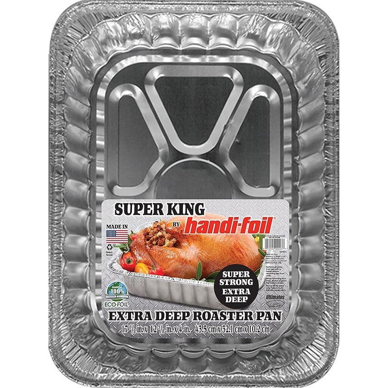 Handi Foil, Pan Super King Roaster 17.13x12.63x4.25
