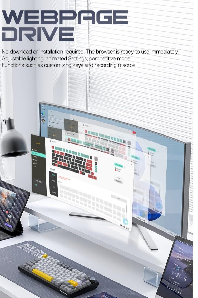 Attack Shark X820 Ultra Wireless Gaming Mechanical Keyboard with TFT Smart Display&Knob,75% Hot Swappable Custom Gasket-Mounted Keyboard,Tri-Mode(Wire/2.4GHz/BT)-Star Black&Shark Switch - Image 5