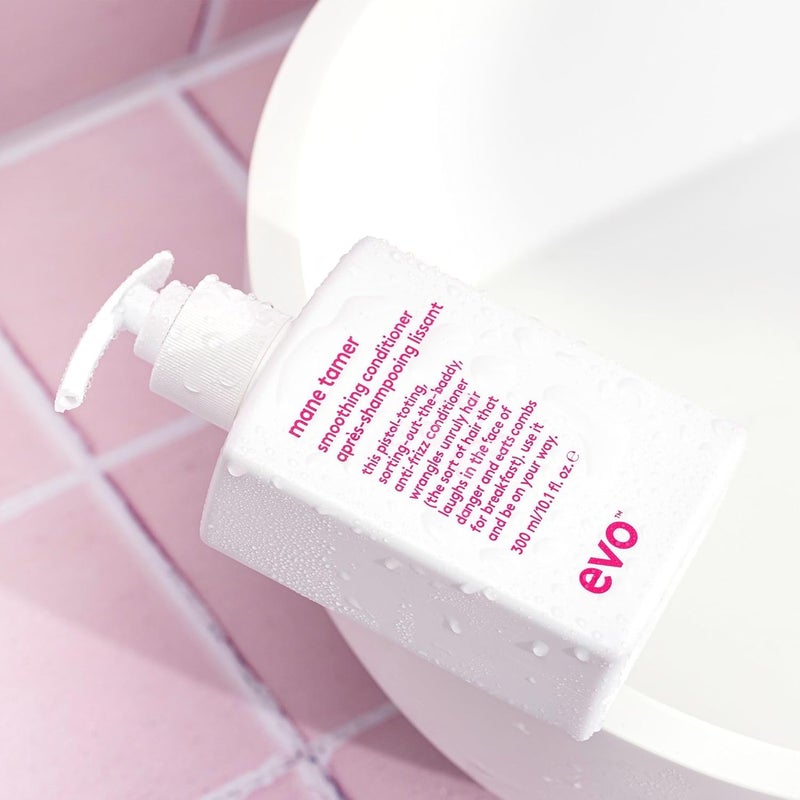 Evo Mane Tamer Smoothing Conditioner  Strengthens & Softens Hair  Improves Shine & Reduces Frizz  300ml/101floz - Image 3