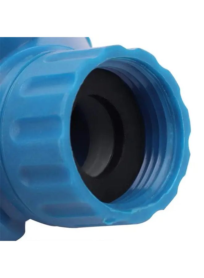 Durable ABS Y Shaped Quick Connector Valve 3 4 Inch Female Thread Blue Black - Image 4