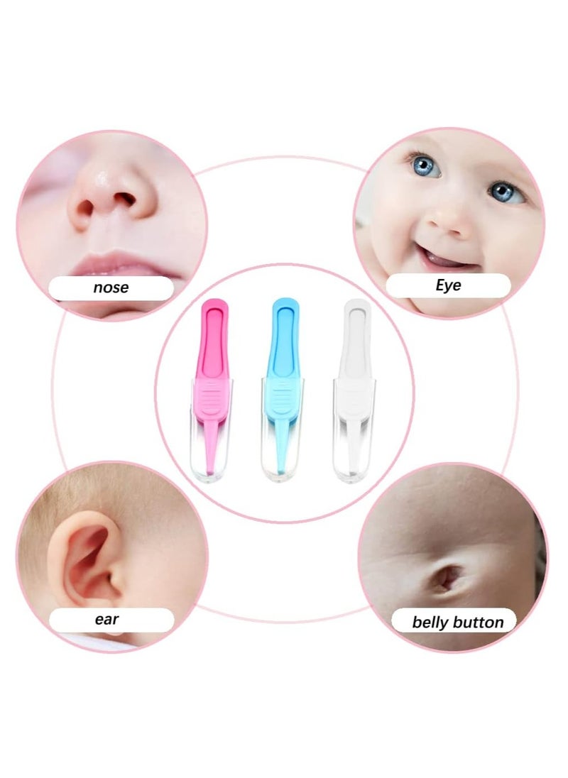 Gonice Baby Nose Tweezers, 3 Pieces Icleaning Safety Baby Nose Tweezers, Baby Care Cleaning Tweezers, Round Head Baby Nose Tweezers, for Baby Nose Care  - Image 5