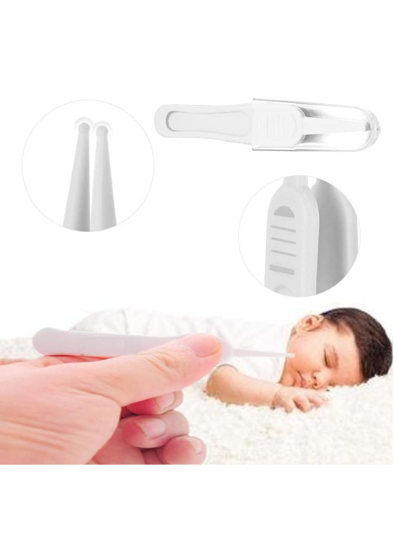 Gonice Baby Nose Tweezers, 3 Pieces Icleaning Safety Baby Nose Tweezers, Baby Care Cleaning Tweezers, Round Head Baby Nose Tweezers, for Baby Nose Care  - Image 4