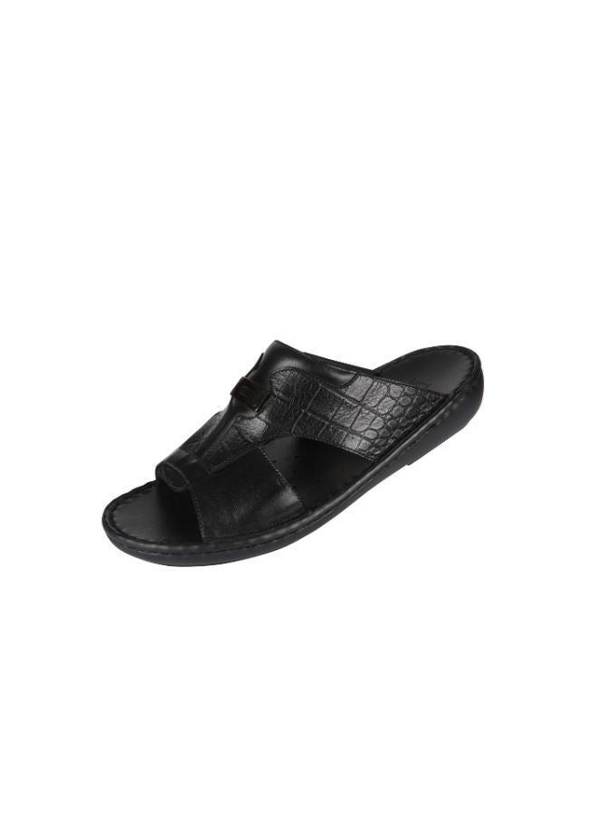 barjeel uno Barjeel Uno Mens Arabic Sandals 23616 Black  - Image 2