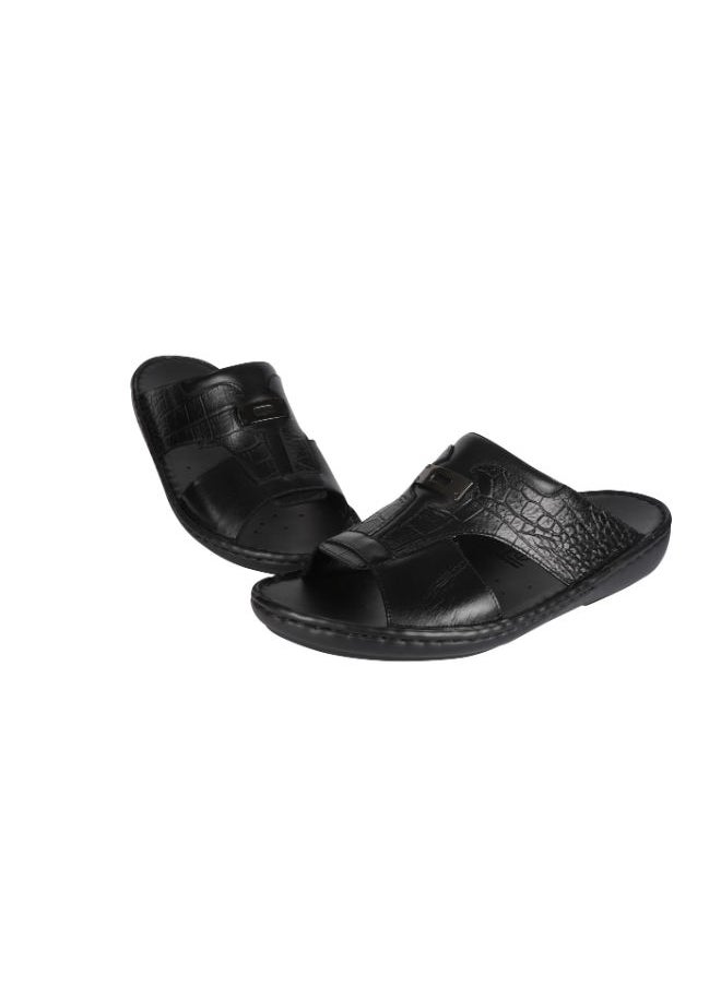barjeel uno Barjeel Uno Mens Arabic Sandals 23616 Black  - Image 3