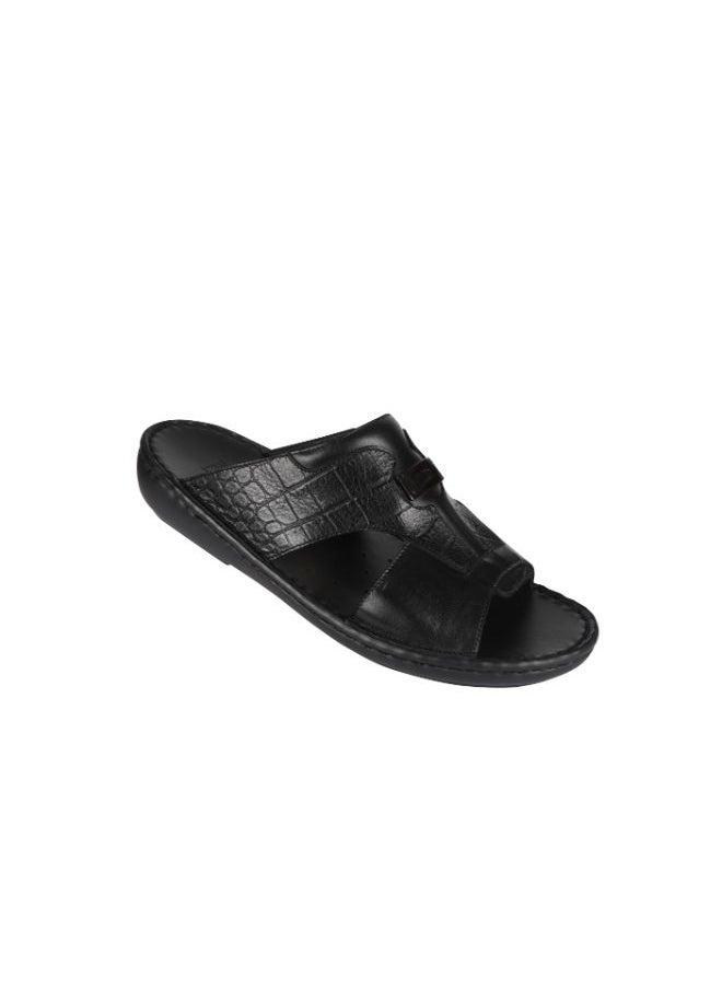 barjeel uno Barjeel Uno Mens Arabic Sandals 23616 Black  - Image 1