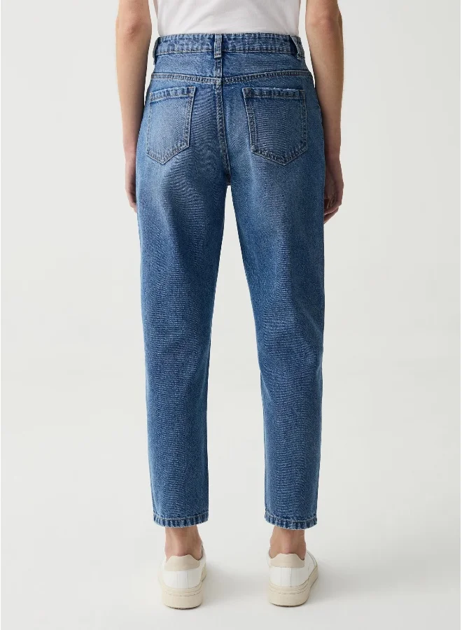 Ovs Mum-fit crop jeans